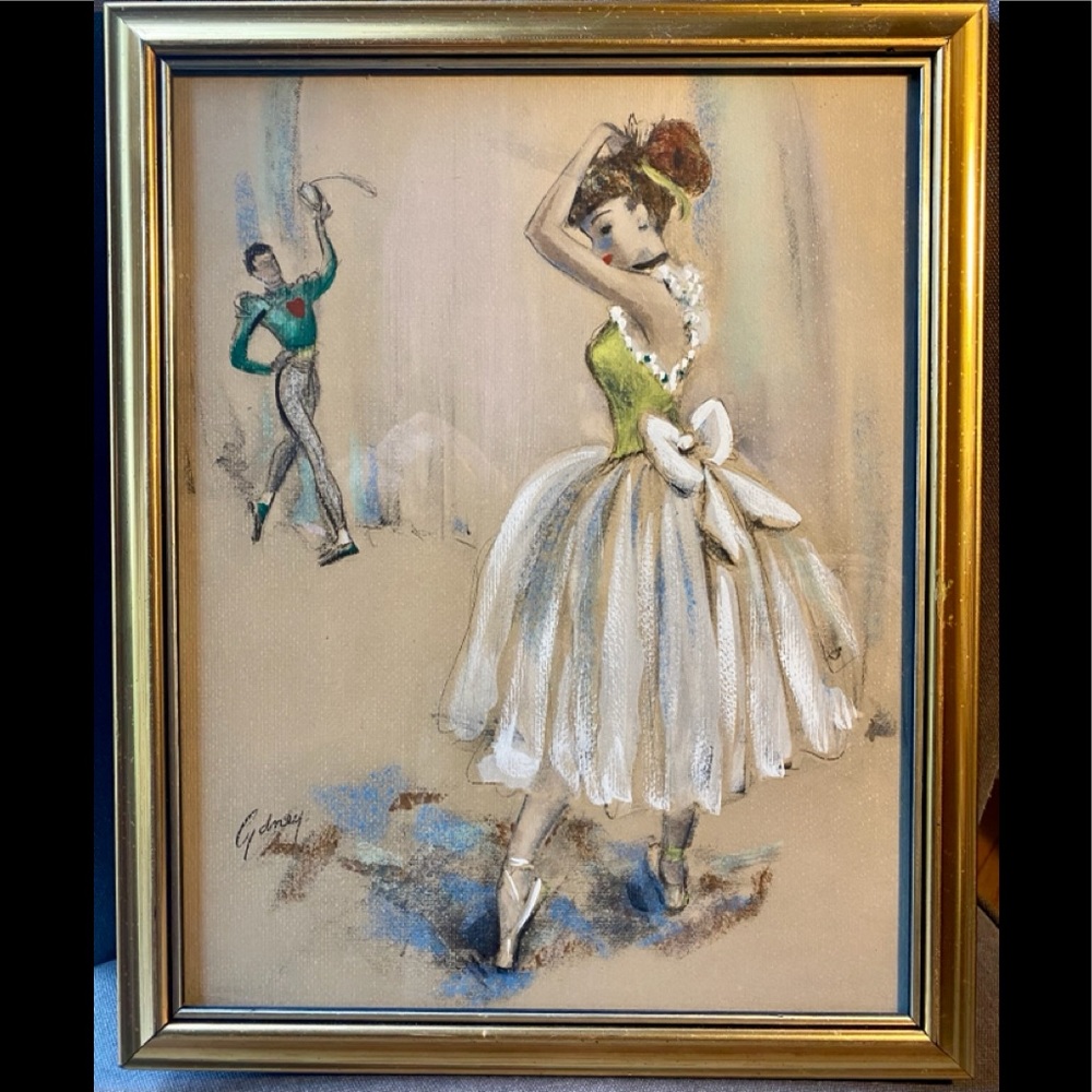 Vintage Ballerina- Original Sydney Grossman